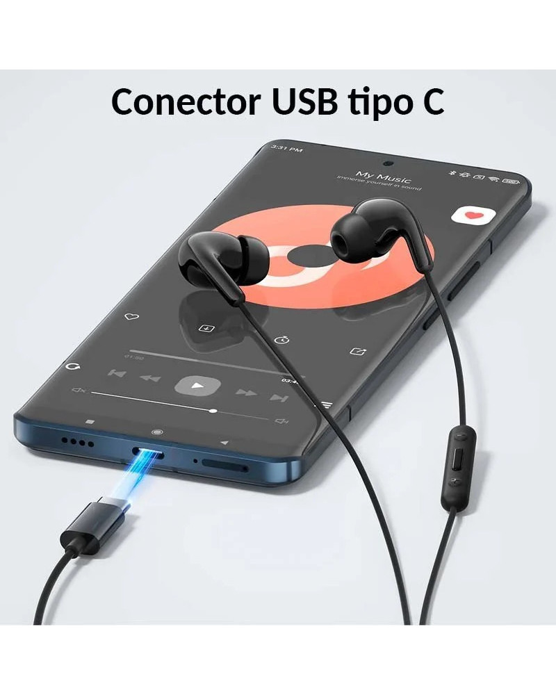 AURICULARES XIAOMI TIPO-C CON CABLE