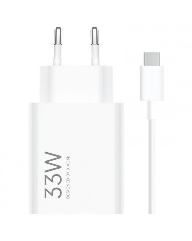 Cargador Xiaomi 33W USB-A + Cable USB-C | Envío 48h y Garantía
