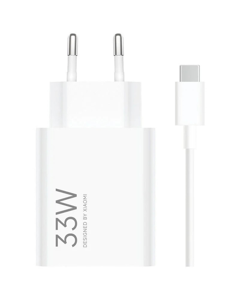 Cargador Xiaomi 33W USB-A + Cable USB-C | Envío 48h y Garantía