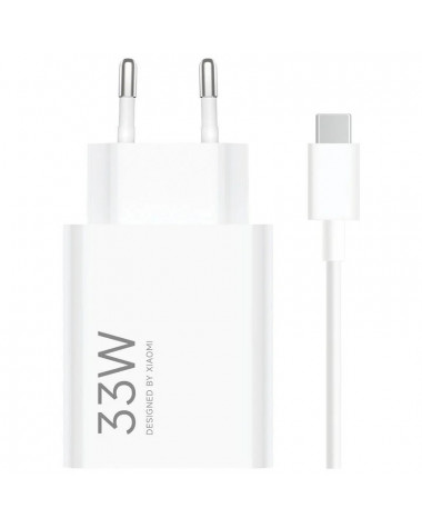 Cargador Xiaomi 33W USB-A + Cable USB-C | Envío 48h y Garantía