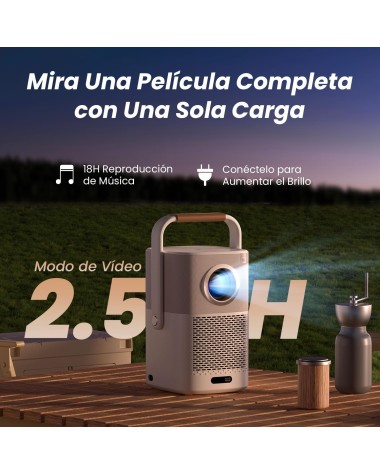 Proyector Portátil Yaber T2 Plus 1080P | Sonido JBL y Batería