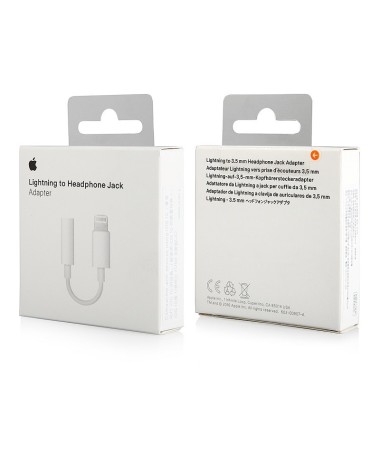 Adaptador Lightning a Jack 3.5mm Apple | Original y Envío 24h