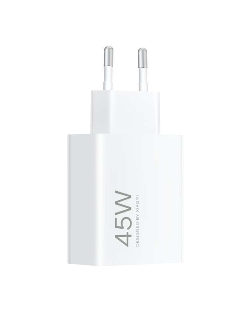 Cargador Xiaomi 45W Turbo USB-A Blanco | Envío 24h y Garantía