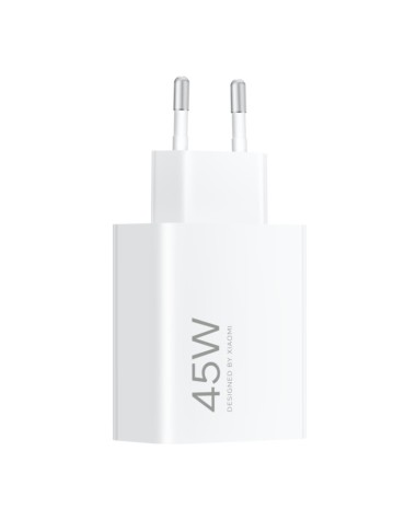 Cargador Xiaomi 45W Turbo USB-A Blanco | Envío 24h y Garantía