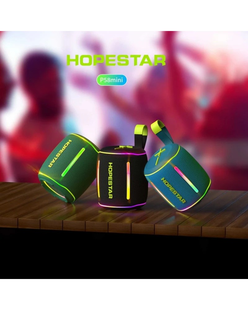 Altavoz Bluetooth portátil IPX6 10 W – Hopestar P58 Mini