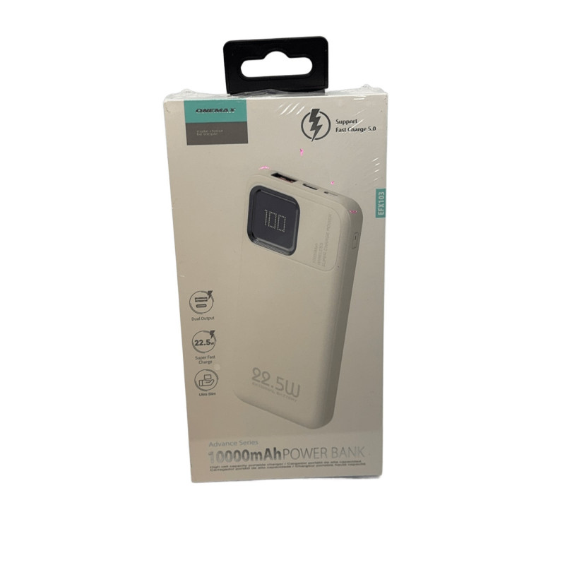 Onemax-EFX103 Powerbank 10000mAh/22.5W