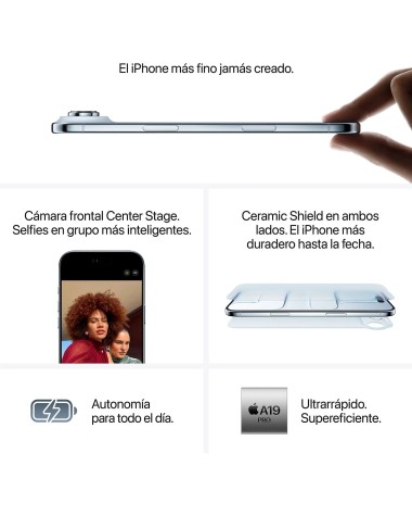 iPhone Air • Ultrafino 5,6 mm • Envío 24h España