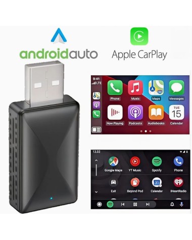 Adaptador CarPlay / Android Auto Inalámbrico 5 GHz