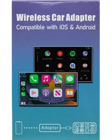 Adaptador CarPlay / Android Auto Inalámbrico 5 GHz