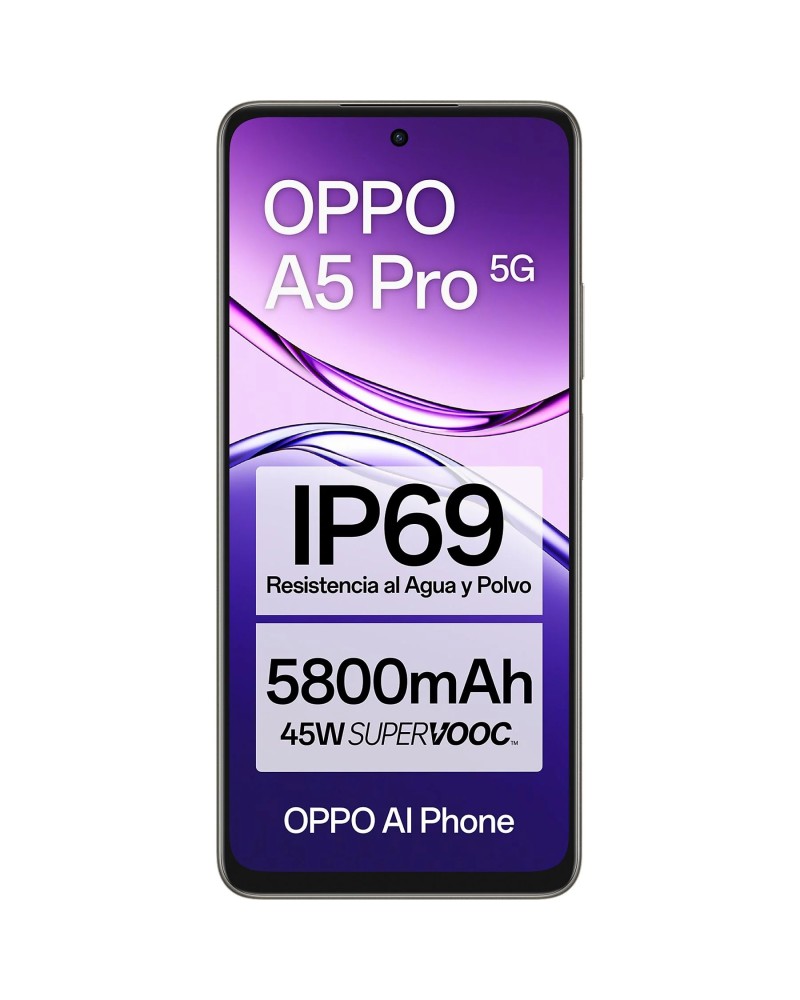 OPPO A5 Pro 5G – móvil resistente con 5800 mAh y IP69