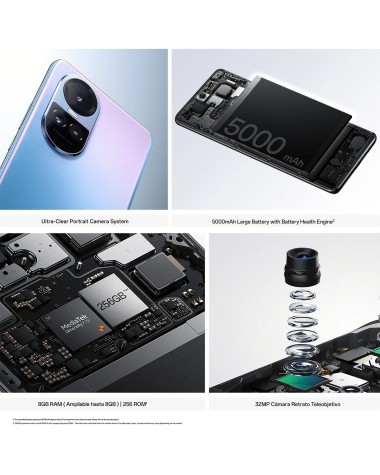 OPPO Reno 10 5G 256 GB – Cámara retrato + envío rápido