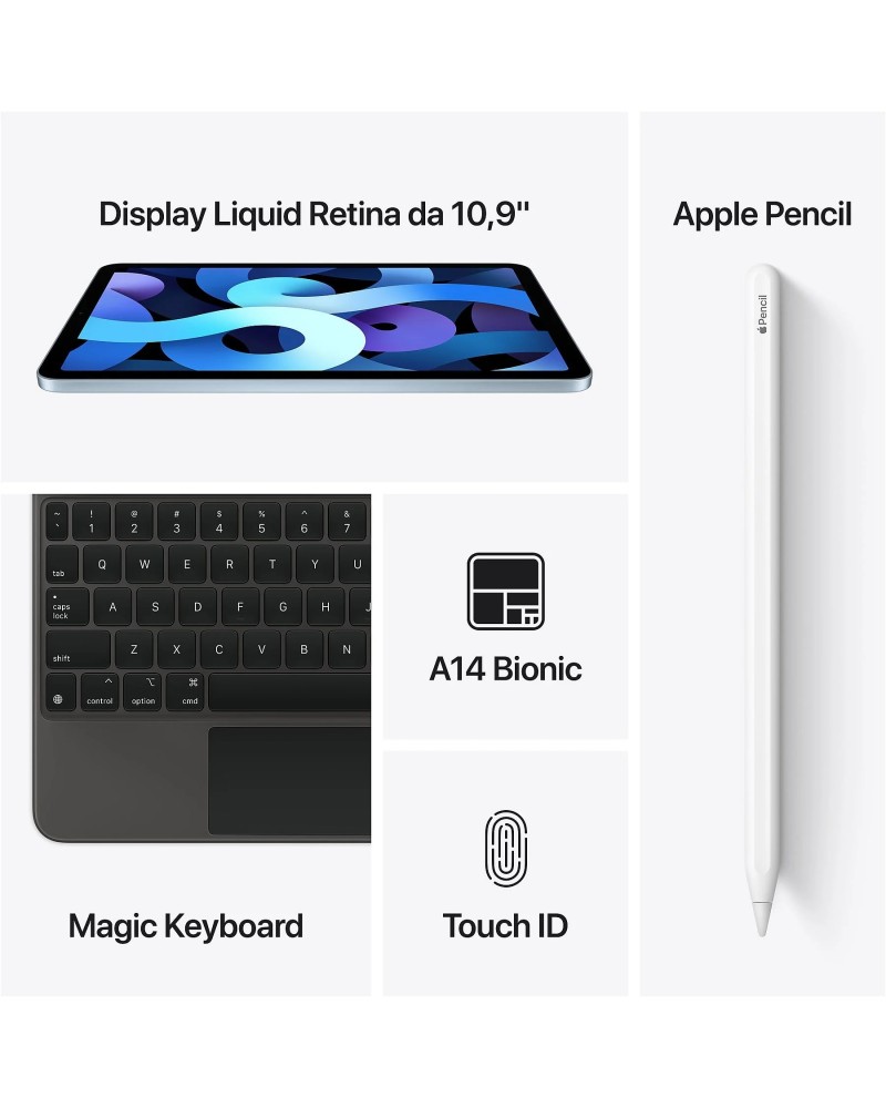 iPad Air 4 Reacondicionado | WiFi 10,9″ – Garantía & Envío Rápido