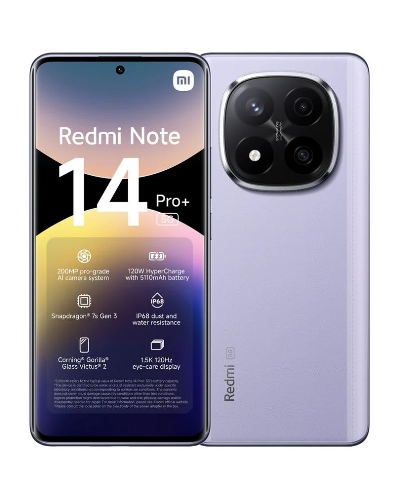 Xiaomi Redmi Note 14 Pro+ 5G | Cámara 200MP y Carga 120W