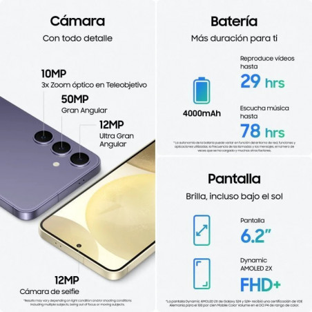 Samsung Galaxy S24 | Rendimiento 5G y Cámaras Profesionales