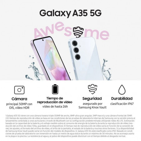 Samsung Galaxy A35 5G - Pantalla 120Hz y Cámara 50MP