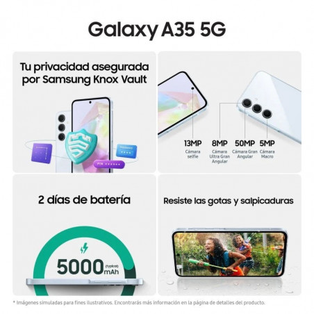 Samsung Galaxy A35 5G - Pantalla 120Hz y Cámara 50MP