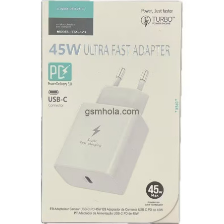 ADAPTADOR DE CARGA ACCETEL 45W
