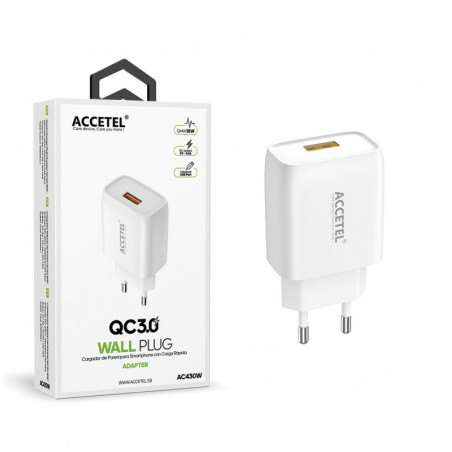 ADAPTADOR DE CARGA ACCETEL 18W