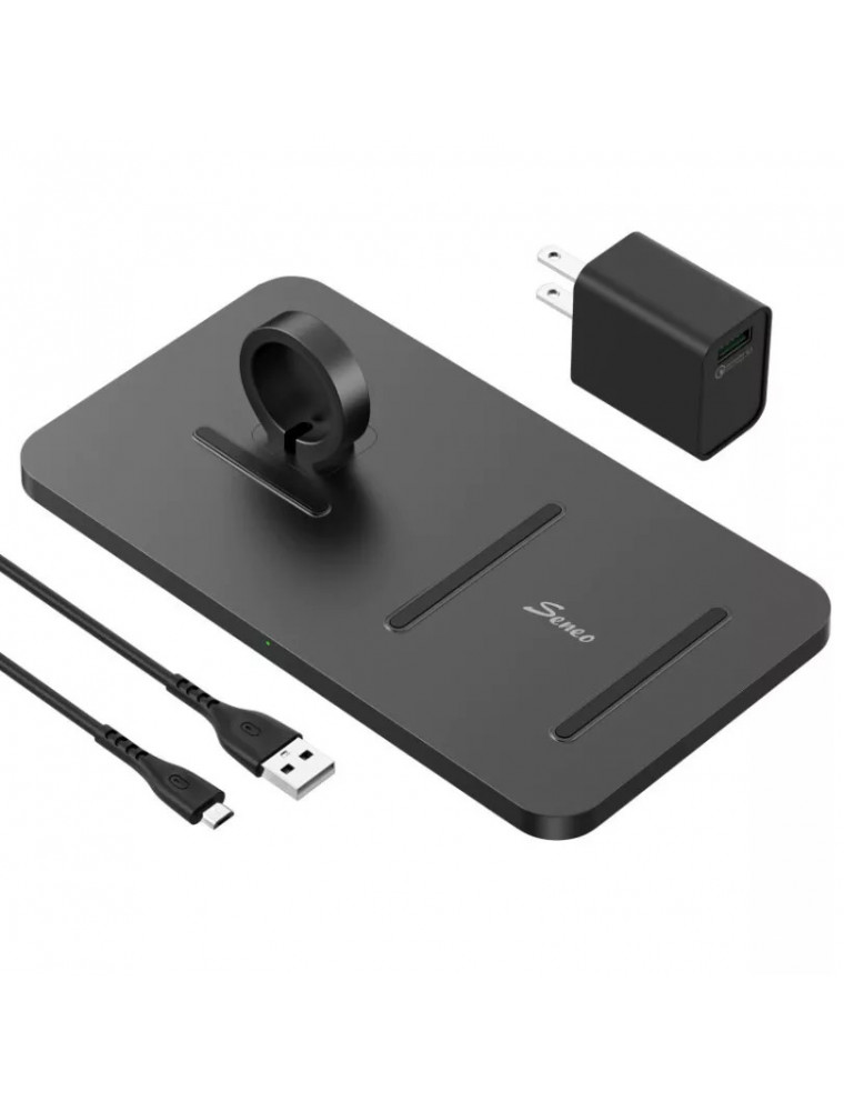 BASE DE CARGA 2 EN 1 WIRELESS SENEO