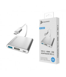 ADAPTADOR TIPOC/HDMI/USB/ TIPO C