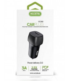 ADAPTADOR DE COCHE TIPO C ACCETEL