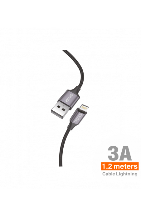 CABLE DE CARGA LIGHTNING NEGRO IDUSD