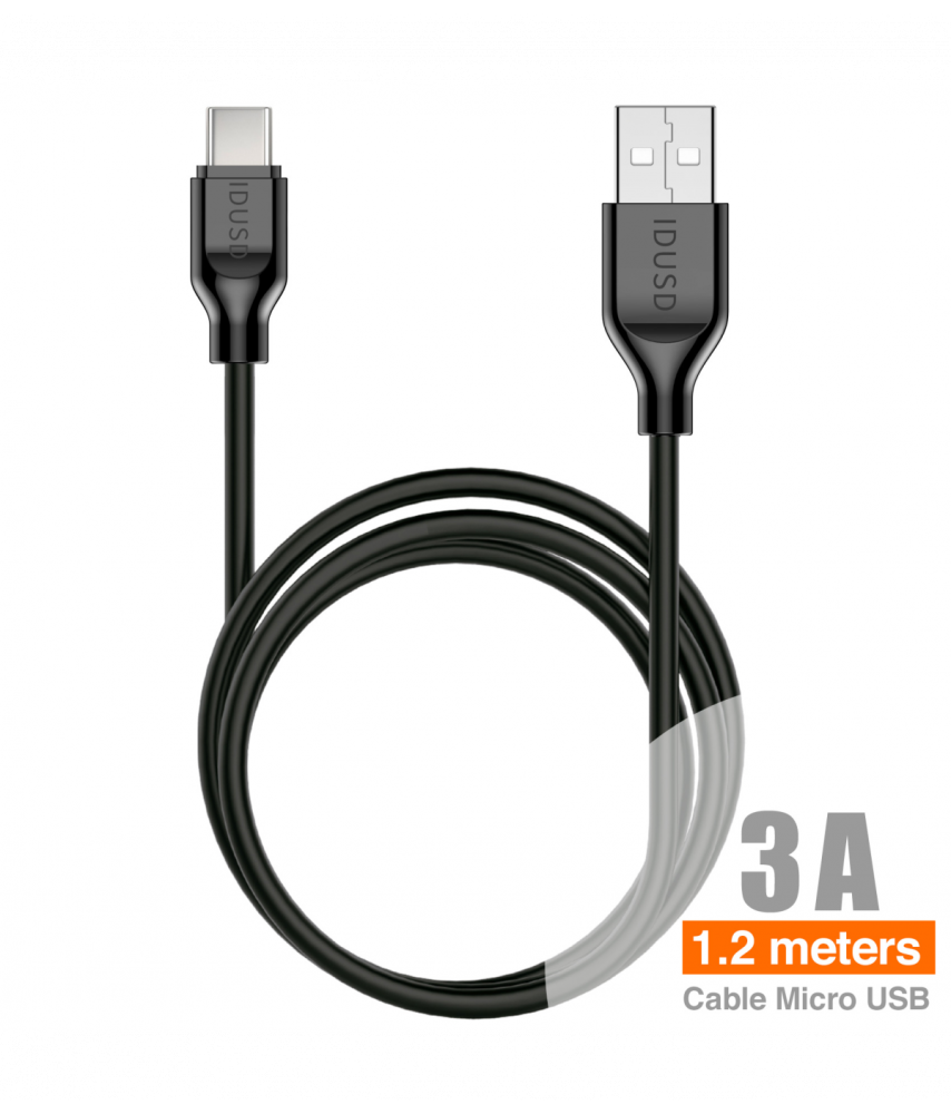 CABLE DE CARGA TIPO C NEGRO IDUSD