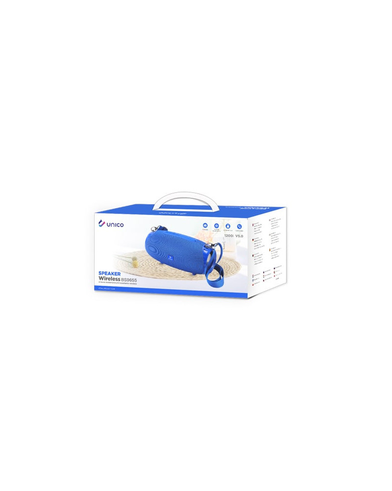 Altavoz Bluetooth UNICO BS9655 – Sonido portátil de alta calidad Altavoz Bluetooth UNICO BS9655 – Sonido portátil de alta calidad