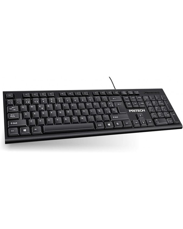 Teclado PRITECH PBP-250 USB - Alta sensibilidad y comodidad