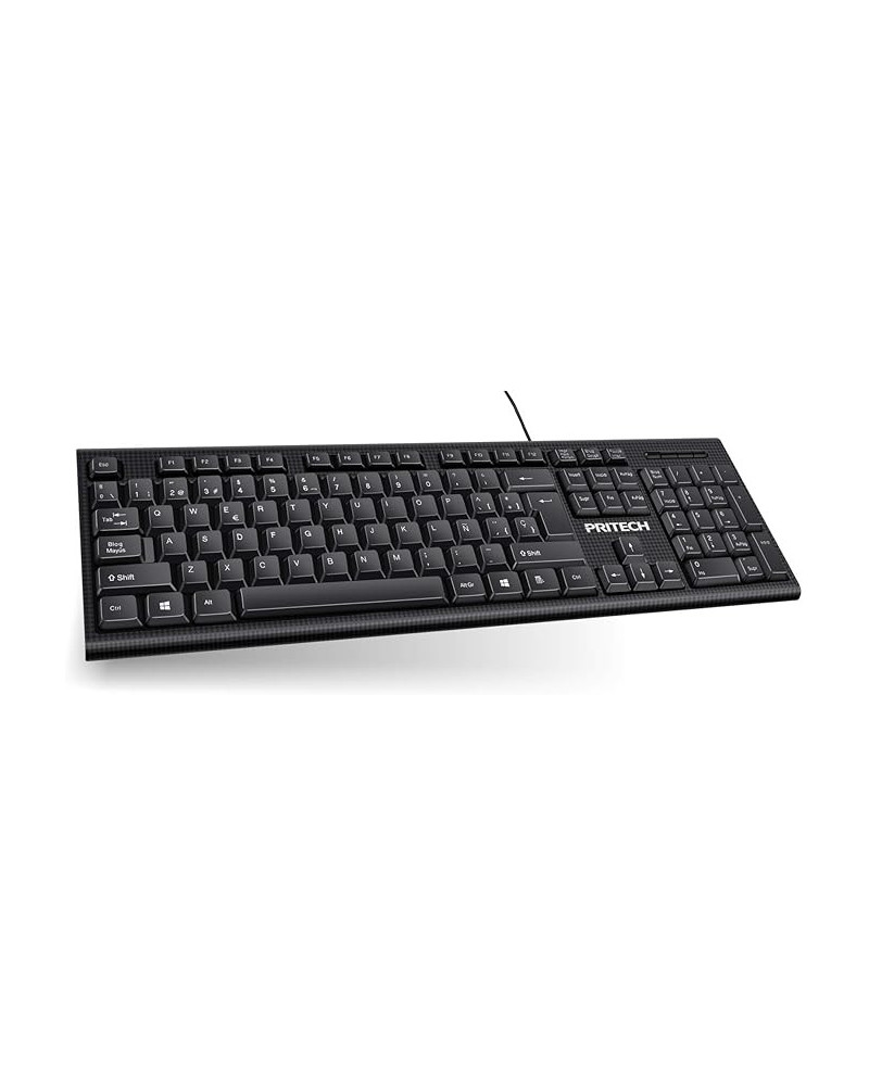Teclado PRITECH PBP-250 USB - Alta sensibilidad y comodidad