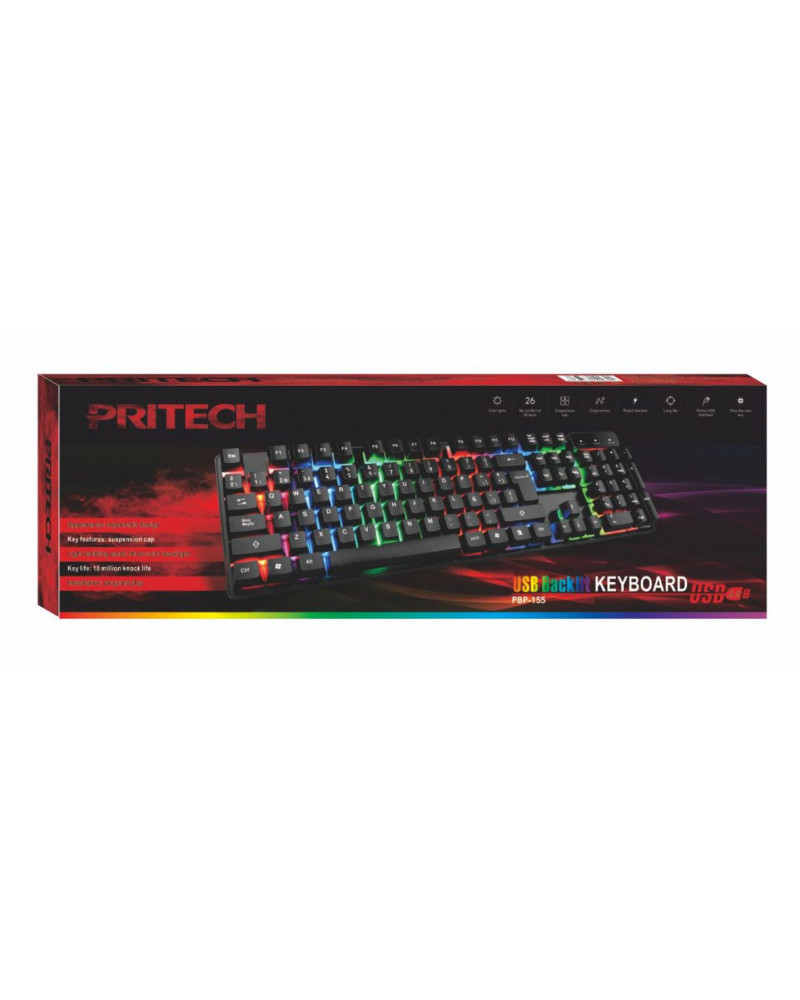 Teclado Gaming PRITECH PBP-155 Teclado Gaming PRITECH PBP-155