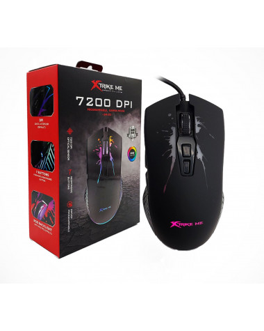 Ratón Gaming Xtrike Me GM-215 | Precisión Óptica 7200 DPI